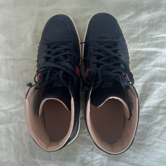 Gucci Ostrich Claw Hi Top Sneakers - Picture 7 of 8